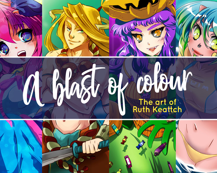 Social media design April MCM Expo 2019 Character Art Illustration Anime Manga UK