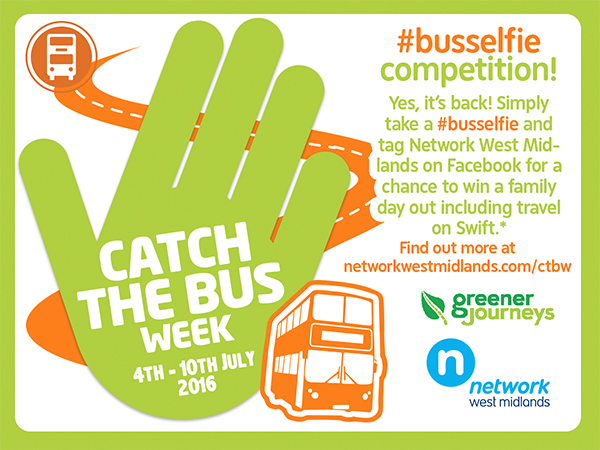 Catch the Bus Week social media post - Facebook public transport