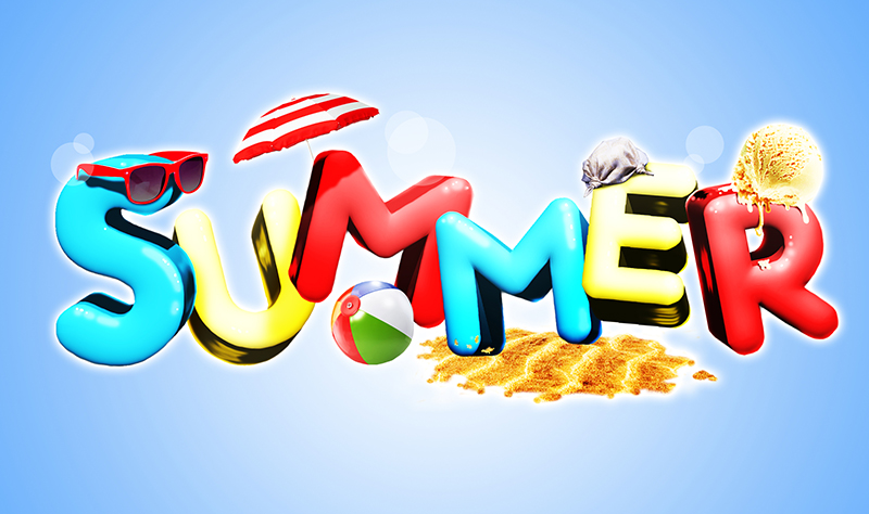 Summer Campaign typography - Details